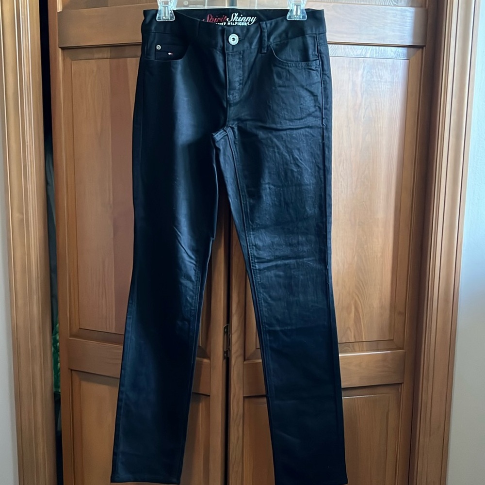 Tommy Hilfiger Skinny MidRise Black Jeans